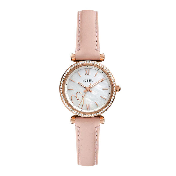 Dámské hodinky Fossil Carlie Mini ES5268, Verze: růžové zlato 