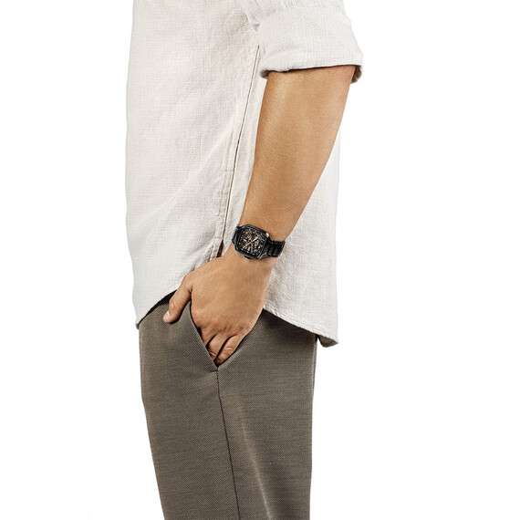 Hodinky Rado True Square Automatic Open Heart R27086712, Verze: černá , 6 image