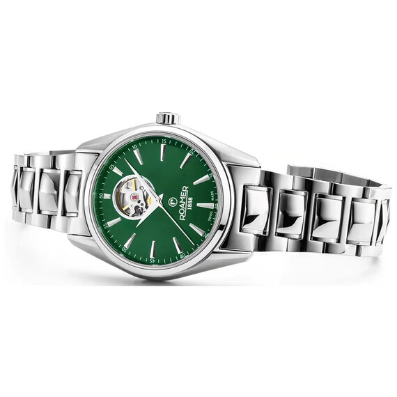 Pánské hodinky Roamer Searock Master Automatic Open Heart 984985 41 85 20, Verze: zelená , 3 image