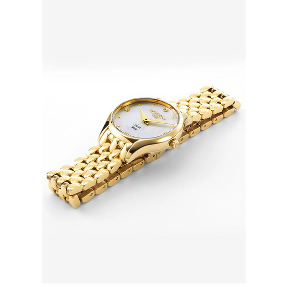 Dámské hodinky Roamer Soleure Diamond 547857 48 25 50, Verze: žluté zlato , 4 image