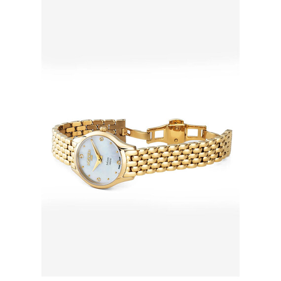 Dámské hodinky Roamer Soleure Diamond 547857 48 25 50, Verze: žluté zlato , 3 image