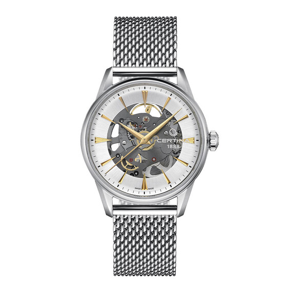 Pánské hodinky Certina DS-1 Skeleton C029.907.11.031.00, Verze: bílá 