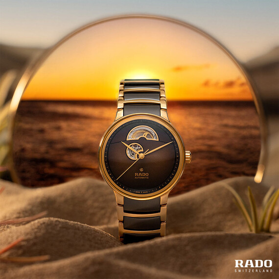 Pánské hodinky Rado Centrix Automatic Open Heart R30013302, Verze: růžové zlato , 10 image