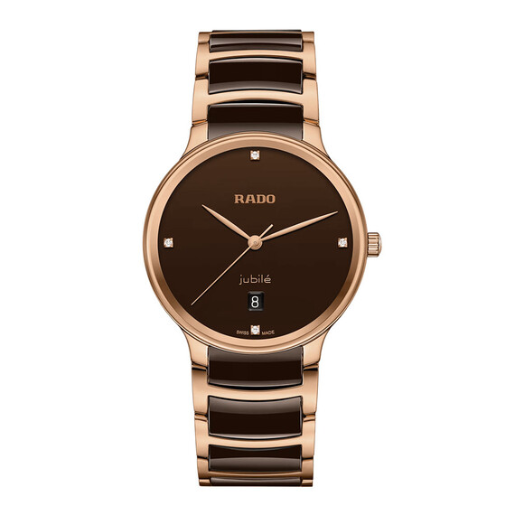 Pánské hodinky Rado Centrix Diamonds R30023712, Verze: růžové zlato2 