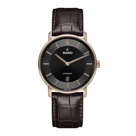 Pánské hodinky Rado DiaMaster Thinline Automatic R14068176, Verze: růžové zlato2 