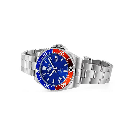 Pánské hodinky Roamer Premier 986983 41 45 20, Verze: modrá , 3 image