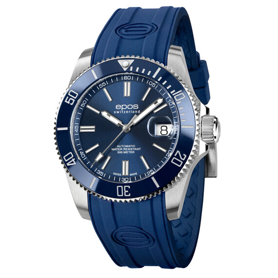 Pánské hodinky Epos Sportive Diver 3504.131.96.16.56, Verze: modrá2 