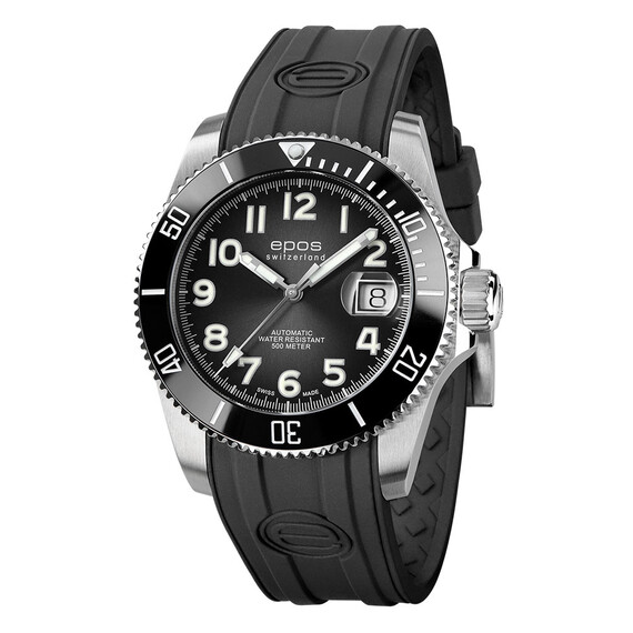 Pánské hodinky Epos Sportive Diver Titanium 3504.131.80.35.55, Verze: černá3 