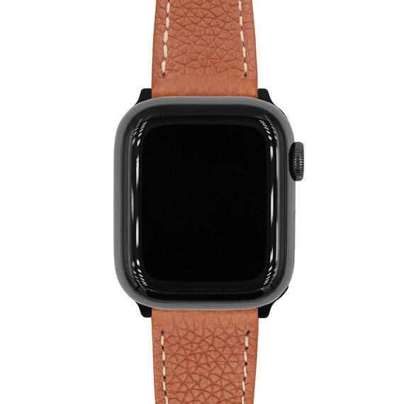 Řemínek Hirsch Bologna zlatohnědý 18 M - 110/70, Verze: hnědá, Šířka řemínku: 18, Šířka u spony: 16, Délka řemínku: M - 110/70 , 6 image