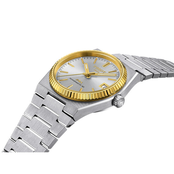 Dámské hodinky Tissot PRX Powermatic 80 Powermatic 80 Steel & 18K Gold T931.207.41.031.01, Verze: stříbrná2 , 4 image