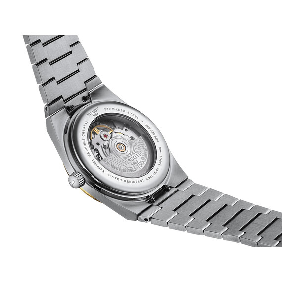 Pánské hodinky Tissot PRX Powermatic 80 Steel & 18K Gold T931.407.41.031.01, Verze: stříbrná2 , 5 image