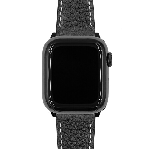 Řemínek Hirsch Bologna černý 18 M - 110/70, Verze: černá, Šířka řemínku: 18, Šířka u spony: 16, Délka řemínku: M - 110/70 , 6 image