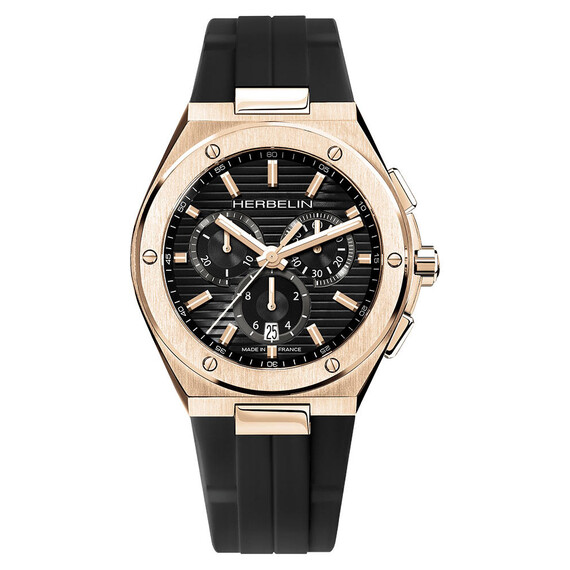 Pánské hodinky Herbelin Cap Camarat Chronograph 37645PR14CA, Verze: růžové zlato 