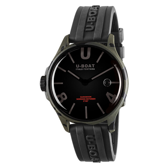 Pánské hodinky U-BOAT Darkmoon 44MM Camouflage 9552, Verze: černá2 