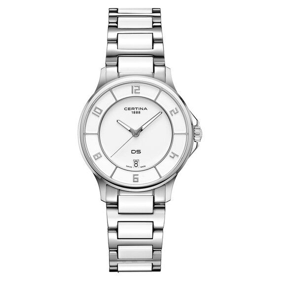 Dámské hodinky Certina DS-6 Lady C039.251.11.017.00, Verze: bílá 