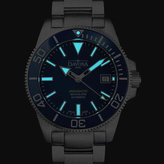 Pánské hodinky Davosa Argonautic 39 161.532.40, Verze: modrá , 7 image