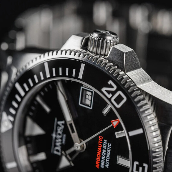 Pánské hodinky Davosa Argonautic 39 161.532.50, Verze: černá , 5 image