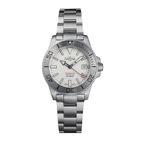 Pánské hodinky Davosa Argonautic 39 BS 161.532.10, Verze: bílá 