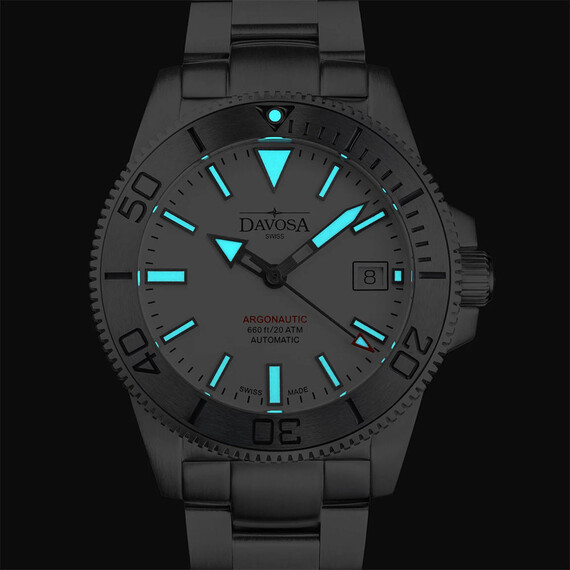 Pánské hodinky Davosa Argonautic 39 BS 161.532.10, Verze: bílá , 8 image