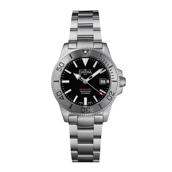 Pánské hodinky Davosa Argonautic 39 BS 161.532.20, Verze: černá2 