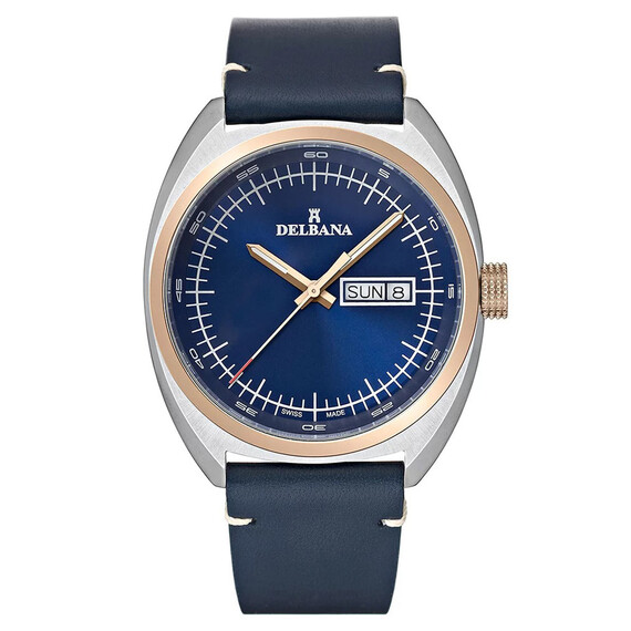 Pánské hodinky Delbana Locarno 53601.714.6.042, Verze: růžové zlato2 