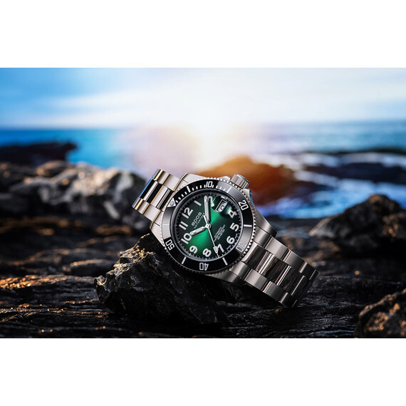 Pánské hodinky Epos Sportive Diver Titanium 3504.131.80.33.90, Verze: zelená , 7 image