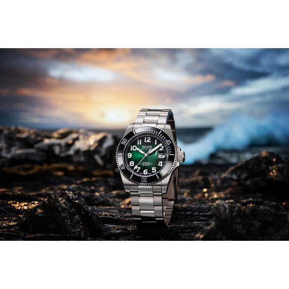 Pánské hodinky Epos Sportive Diver Titanium 3504.131.80.33.90, Verze: zelená , 6 image