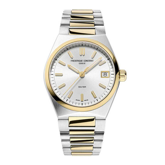 Dámské hodinky Frederique Constant Highlife Lady Quartz FC-240V2NH3B, Verze: žluté zlato 