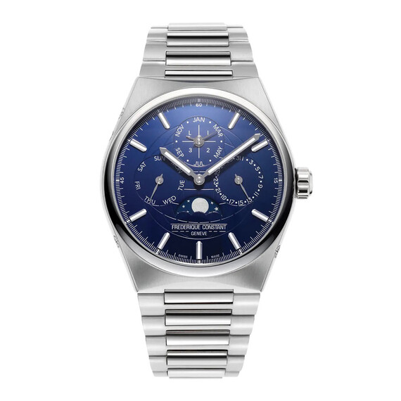 Pánské hodinky Frederique Constant Highlife Perpetual Calendar Manufacture FC-775N4NH6B, Verze: modrá 