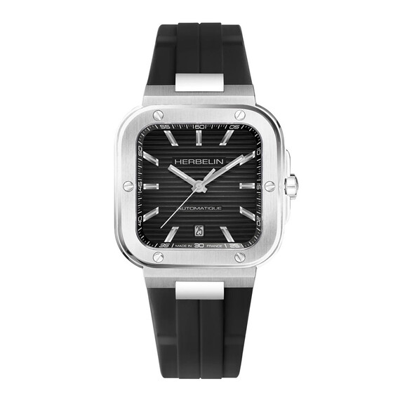 Pánské hodinky Herbelin Cap Camarat Square Automatic 1646A14CA, Verze: černá 