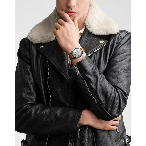 Pánské hodinky Longines Conquest Heritage L1.650.4.72.2, Verze: hnědá2 , 6 image