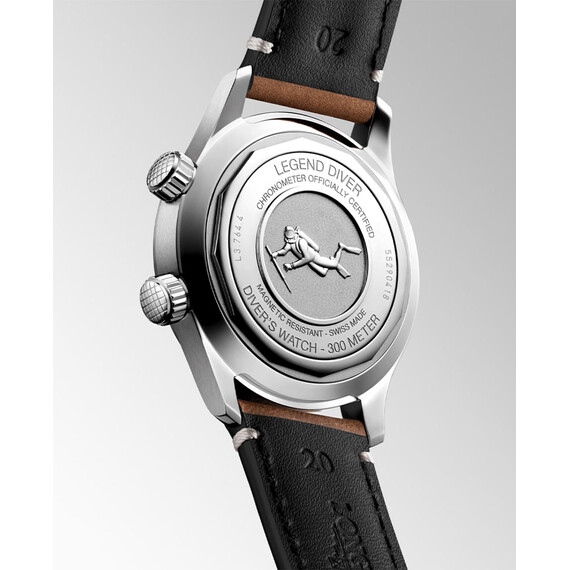 Hodinky Longines Legend Diver Watch L3.764.4.50.0, Verze: hnědá , 2 image