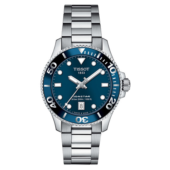 Dámské hodinky Tissot Seastar 1000 T120.210.11.041.00, Verze: modrá 