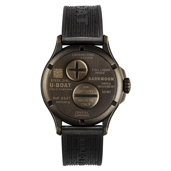 Pánské hodinky U-BOAT Darkmoon 40MM BR Black Vintage 9547, Verze: hnědá , 2 image