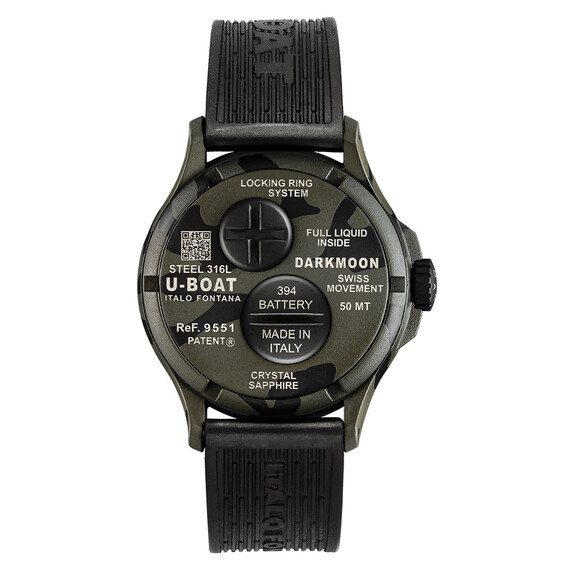 Pánské hodinky U-BOAT Darkmoon 40MM Camouflage 9551, Verze: šedá , 2 image