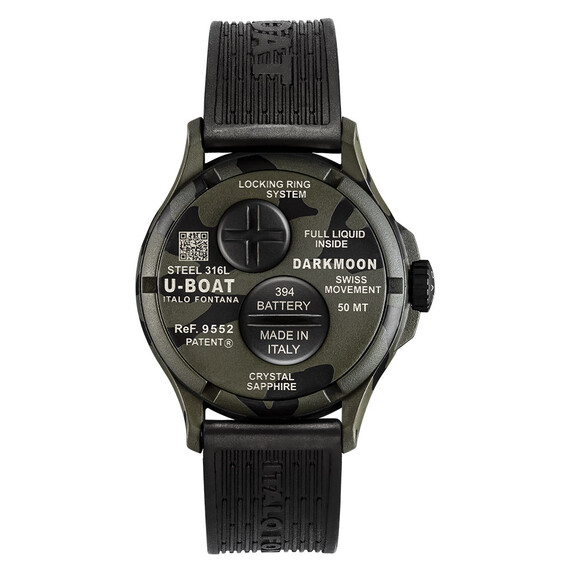 Pánské hodinky U-BOAT Darkmoon 44MM Camouflage 9552, Verze: černá2 , 2 image