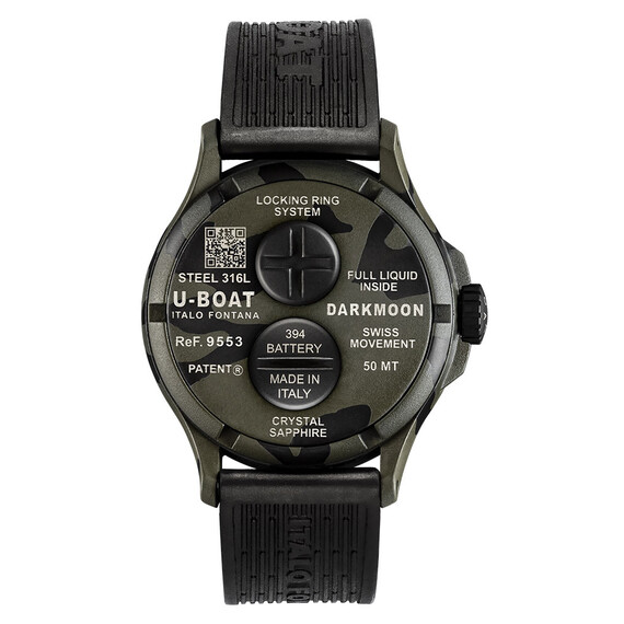 Pánské hodinky U-BOAT Darkmoon 40MM Camouflage 9553, Verze: černá2 , 2 image