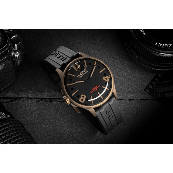 Pánské hodinky U-BOAT Darkmoon 40MM BK Brown Vintage 9549, Verze: hnědá2 , 4 image