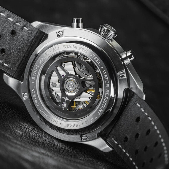 Pánské hodinky Davosa Newton Pilot Rally Chronograph 161.536.45, Verze: modrá , 9 image