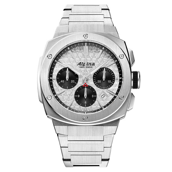 Pánské hodinky Alpina Alpiner Extreme Chronograph Automatic AL-730SB4AE6B, Verze: stříbrná 
