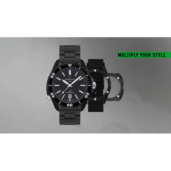 Pánské hodinky Certina DS+ Black Edition C041.407.39.051.00, Verze: černá2 , 17 image