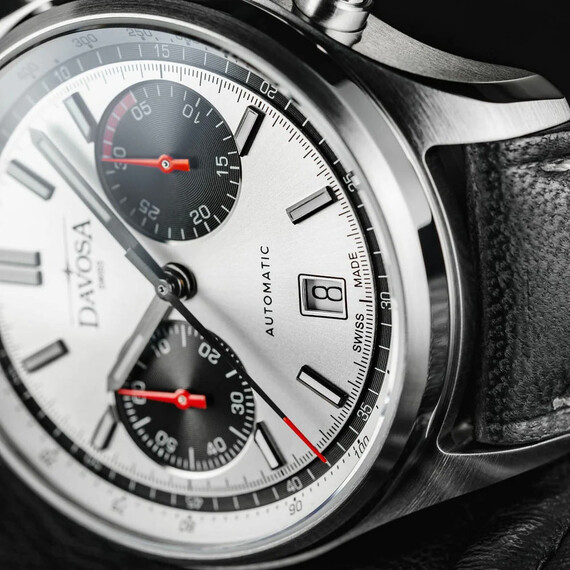 Pánské hodinky Davosa Newton Pilot Rally Chronograph 161.536.15, Verze: černá3 , 5 image