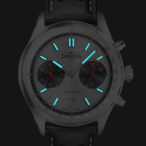 Pánské hodinky Davosa Newton Pilot Rally Chronograph 161.536.15, Verze: černá3 , 7 image