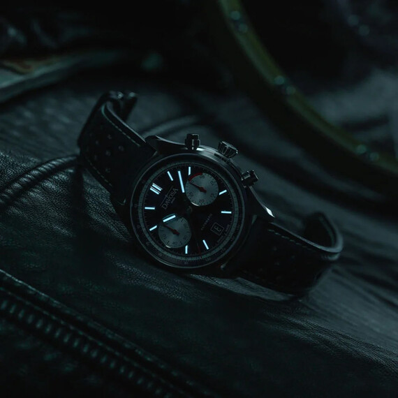 Pánské hodinky Davosa Newton Pilot Rally Chronograph 161.536.55, Verze: černá , 10 image