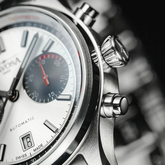 Pánské hodinky Davosa Newton Pilot Rally Chronograph 161.536.10, Verze: stříbrná , 7 image