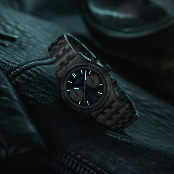 Pánské hodinky Davosa Newton Pilot Rally Chronograph 161.536.50, Verze: černá2 , 10 image