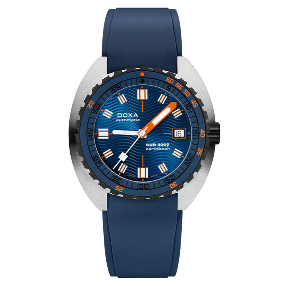 Pánské hodinky Doxa SUB 300 Beta Caribbean 830.10.201.32, Verze: modrá 