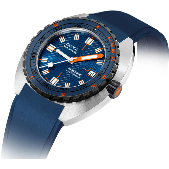 Pánské hodinky Doxa SUB 300 Beta Caribbean 830.10.201.32, Verze: modrá , 3 image