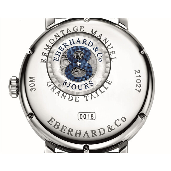 Pánské hodinky Eberhard 8 Jours Grande Taille 21027.6 CP, Verze: modrá , 3 image