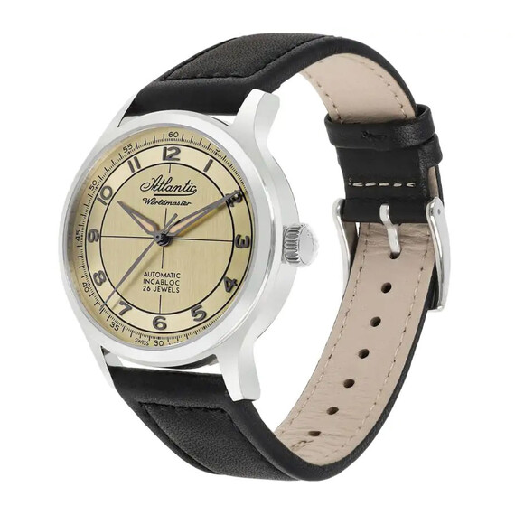 Pánské hodinky Atlantic Worldmaster Automatic Incabloc 53780.41.39BK, Verze: žluté zlato , 2 image